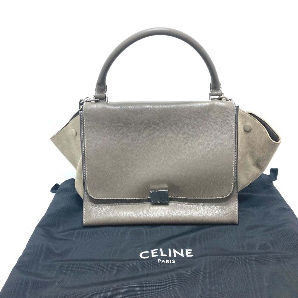 Celine Trapeze Bag Leather Medium #309806C65B